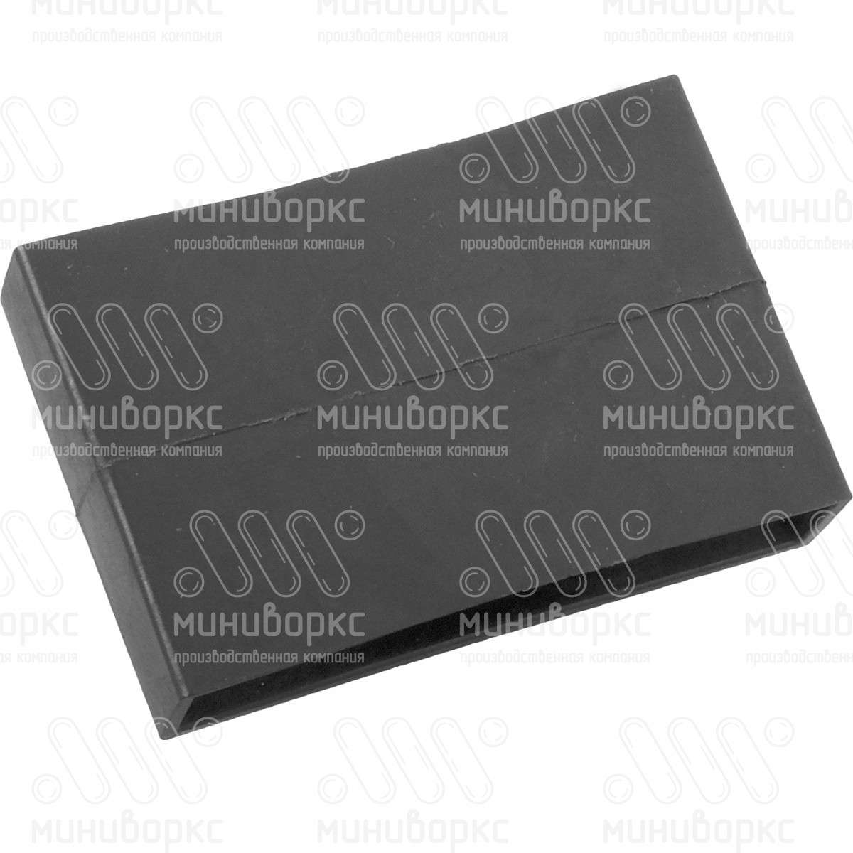 Латодержатель двойной, со внутренней перемычкой, 8х53 мм, цвет черный – ЛД8-53-38ЧМ - 3