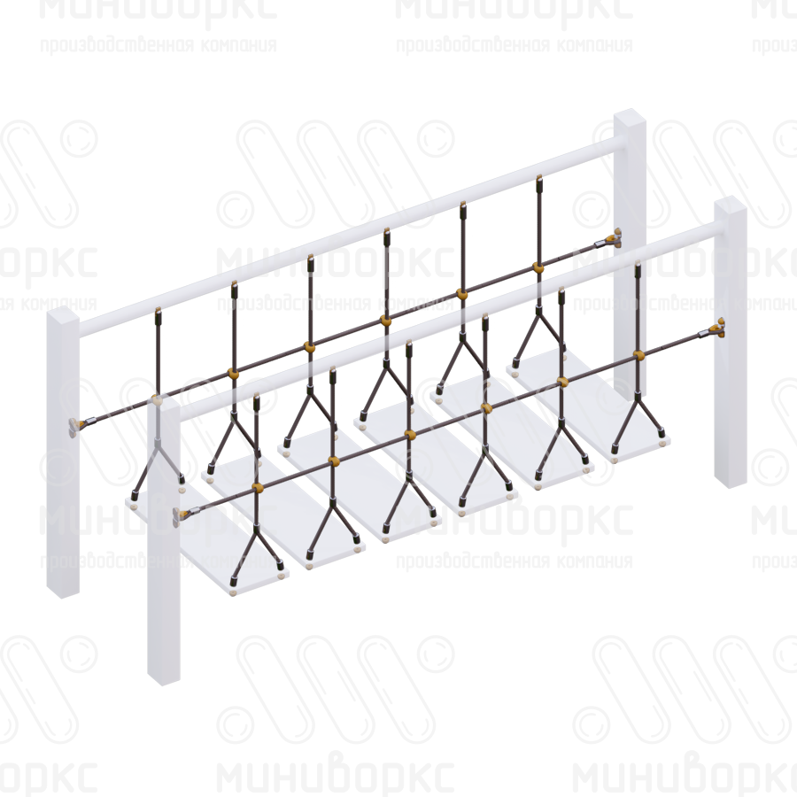 Канатные ограждения для мостиков – F-0200 купить в Балашихе | Миниворкс | картинка 4