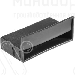 Пристреливающийся пластиковый латодержатель для лат сечением 8х53 мм, цвет черный – ЛП8-53-24ЧК - 1