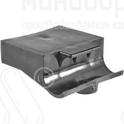 Пластиковый латодержатель для лат сечением 13х62 мм с креплением на трубу Ø35 мм, цвет черный – ЛТ13-62-35ЧК - 2