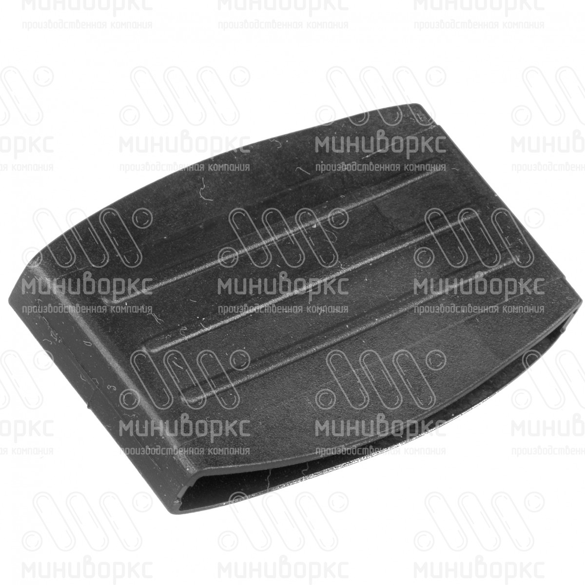 Накладной пластиковый латодержатель для лат сечением 8х83 мм, цвет черный – ЛС8-83-58ЧК - 3