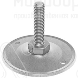 Опора резьбовая M8x80 Ø50, цвет металл – JTMB50880-V10 - 1