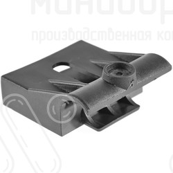 Пластиковый латодержатель для лат сечением 13х62 мм с креплением на трубу Ø35 мм, цвет черный – ЛТ13-62-35ЧК - 3