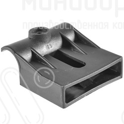 Пластиковый латодержатель для лат сечением 13х62 мм с креплением на трубу Ø35 мм, цвет черный – ЛТ13-62-35ЧК - 1