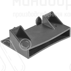 Упорный пластиковый латодержатель для лат сечением 8х53 мм, цвет черный – ЛУ8-53-32ЧК - 1